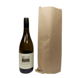 Brown Single Bottle Bag (1000)